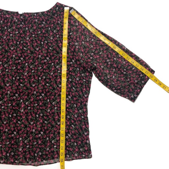 Reitmans | Floral Metallic Chiffon Blouse | 2X - Picture 16 of 16